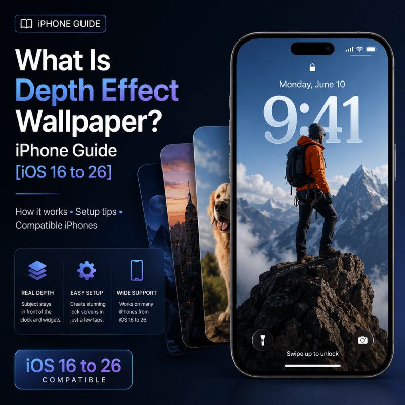 What Is Depth Effect Wallpaper? iPhone Guide [iOS 16 to 26]