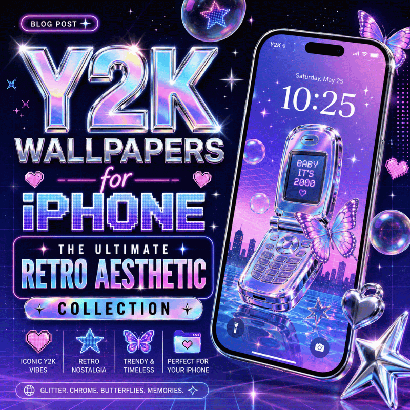 Y2K Wallpapers for iPhone: The Ultimate Retro Aesthetic Collection