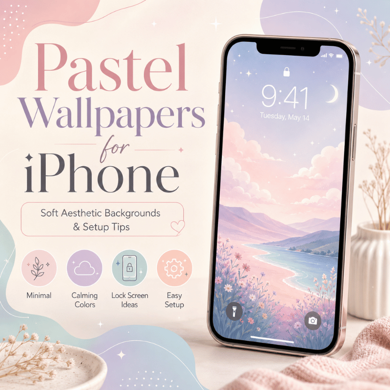 Pastel Wallpapers for iPhone: Soft Aesthetic Backgrounds & Setup Tips