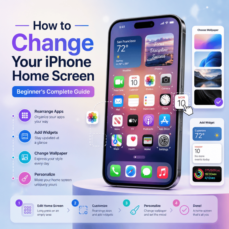 How to Change Your iPhone Home Screen: Beginner’s Complete Guide