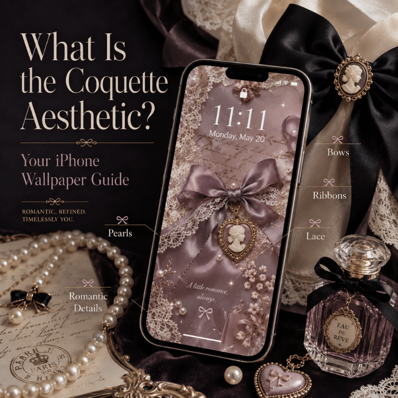 What Is the Coquette Aesthetic? (Your iPhone Wallpaper Guide)