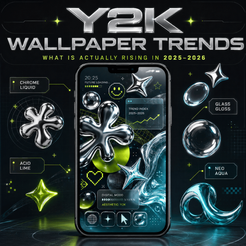 Y2K Wallpaper Trends: What Is Actually Rising in 2025–2026