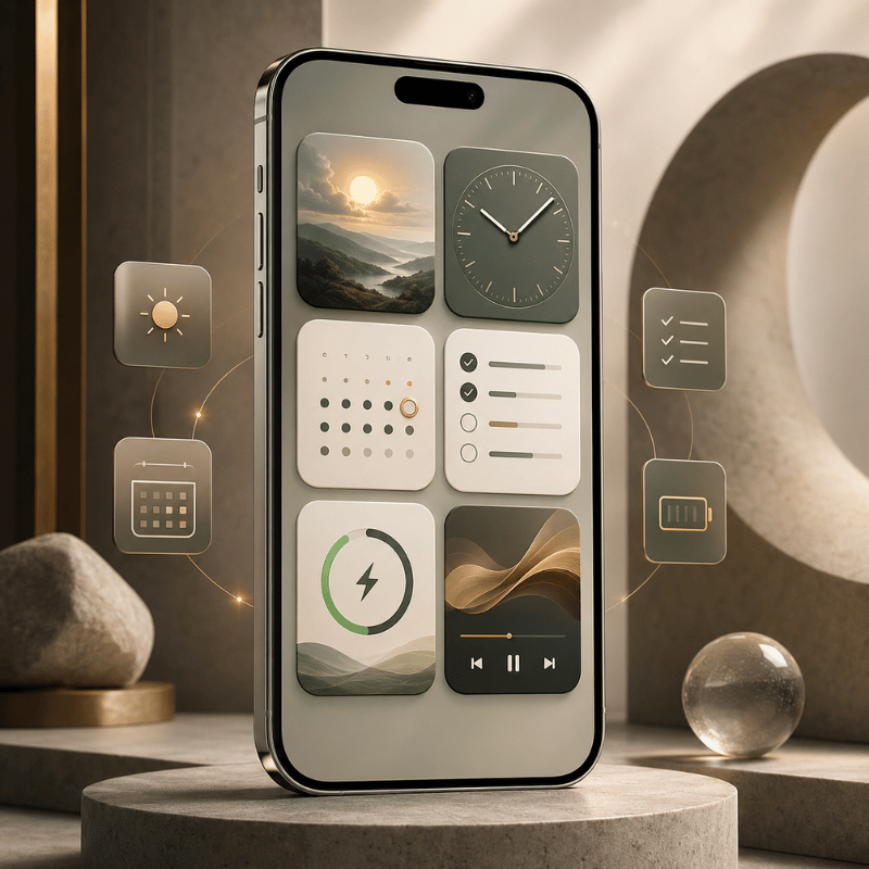 The Core 6 Widget Stack — Which Widgets Actually Earn Their Spot