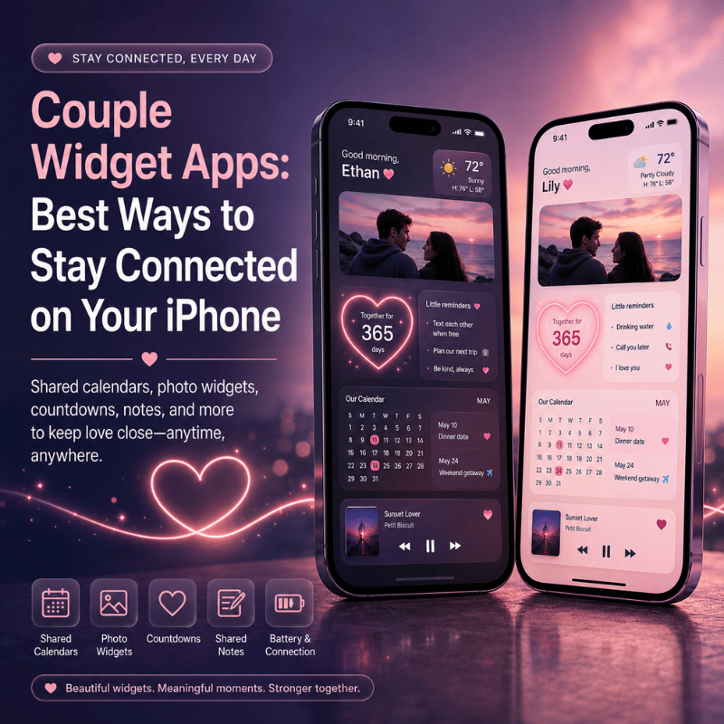 Couple Widget Apps: Best Ways to Stay Connected on Your iPhone