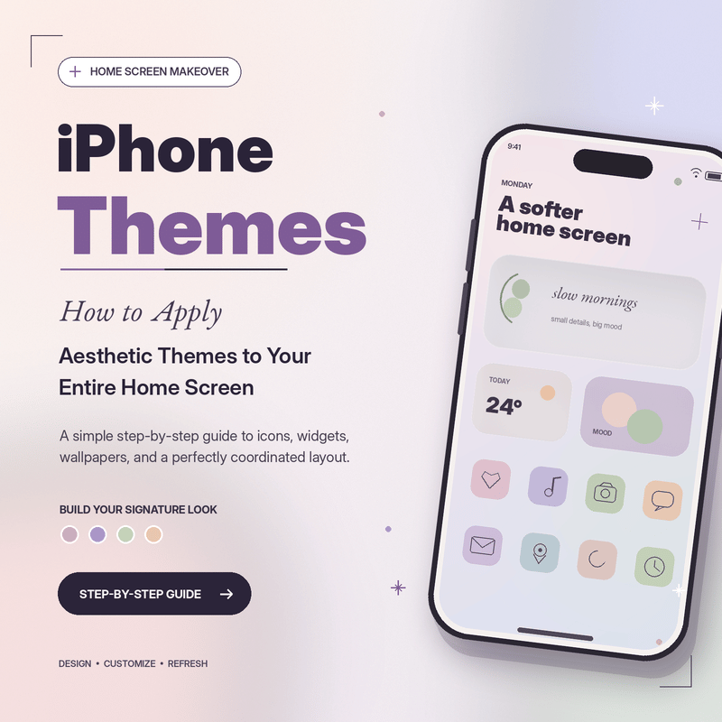 iPhone Themes: How to Apply Aesthetic Themes to Your Entire Home Screen