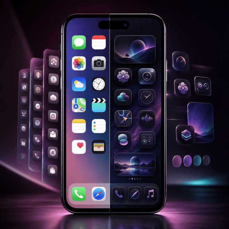 What "Customizing App Icons" Actually Means on iPhone (iOS 18 vs iOS 26)