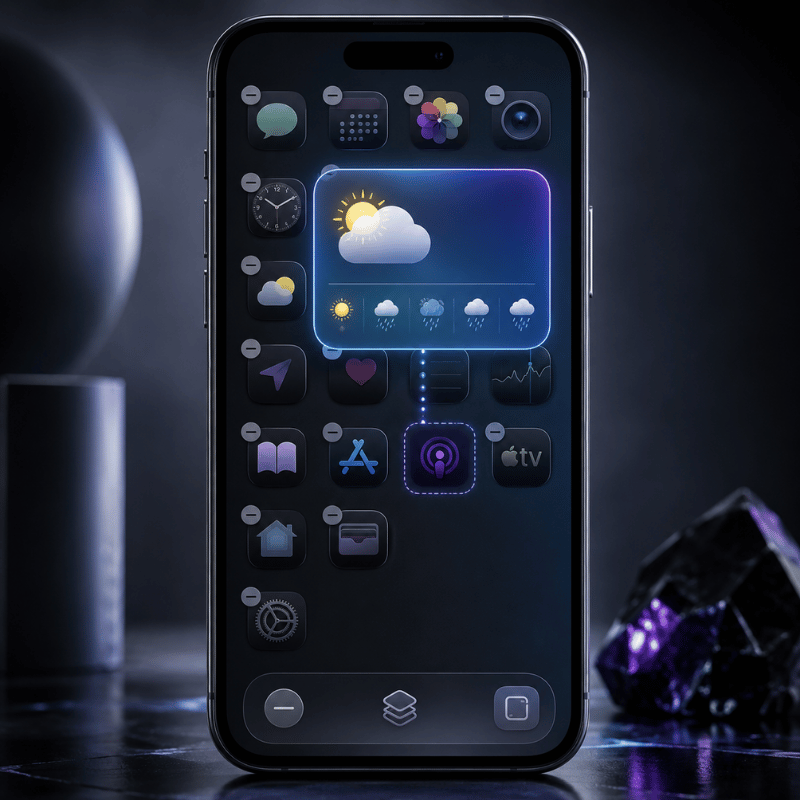 How to Add a Weather Widget to Your iPhone Home Screen