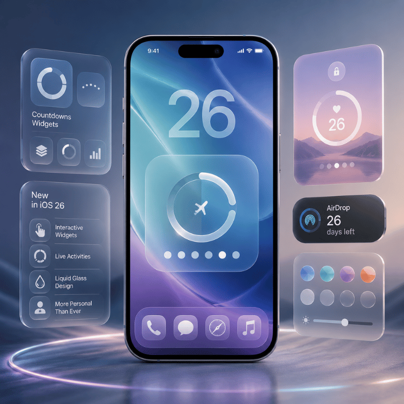 What iOS 26 Changes for Countdown Widgets