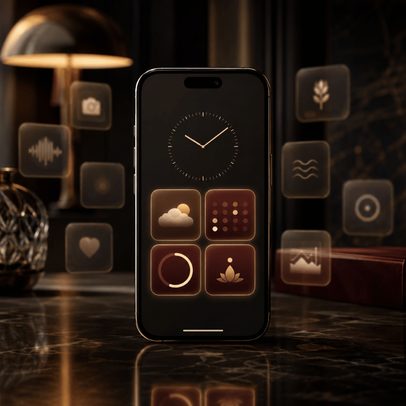 The 4-Slot Rule: Budgeting Your Lock Screen