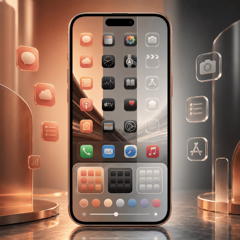 Method 1: Tint, Darken or Clear Icons with iOS 26's Built-In Customize Menu