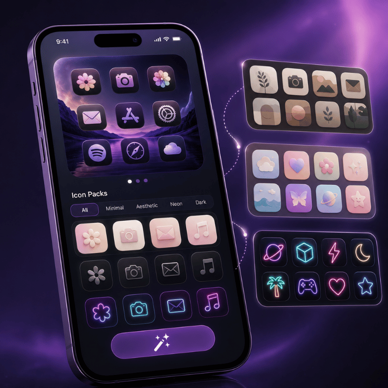 Method 3: Use an Icon Changer or Theme App for One-Tap Icon Packs