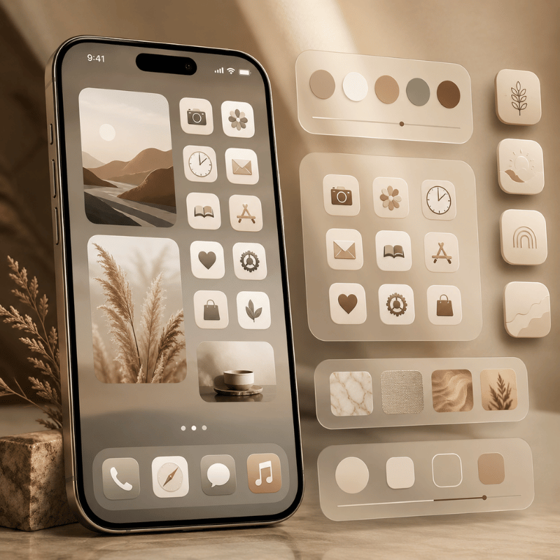 How to Design a Cohesive App Icon Look (Aesthetic)