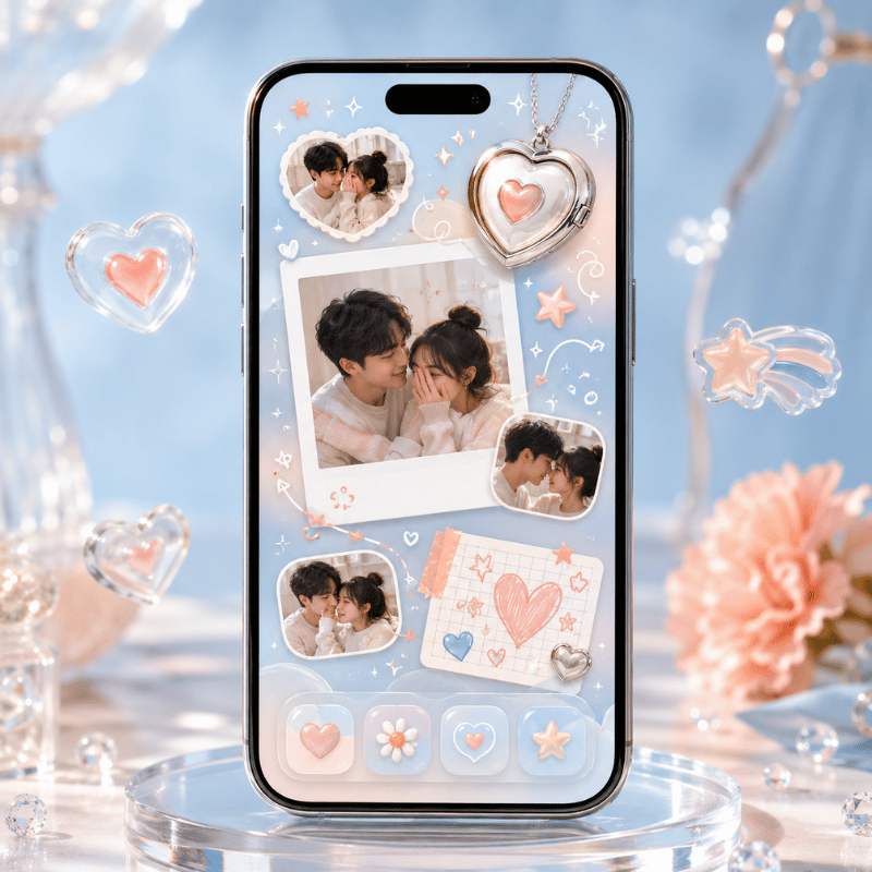 Photo & Doodle Widgets (Locket-Style)