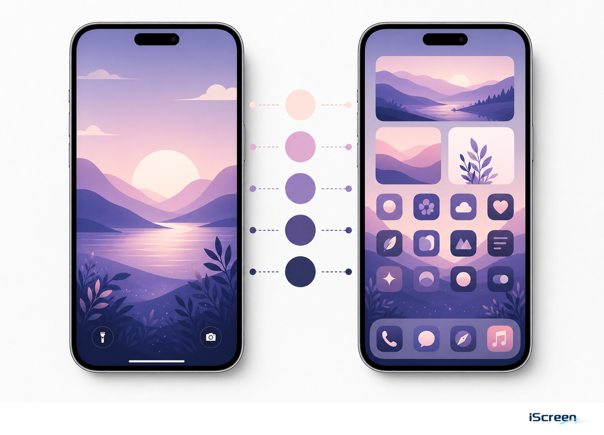 Make the Lock Screen and Home Screen Match — iScreen