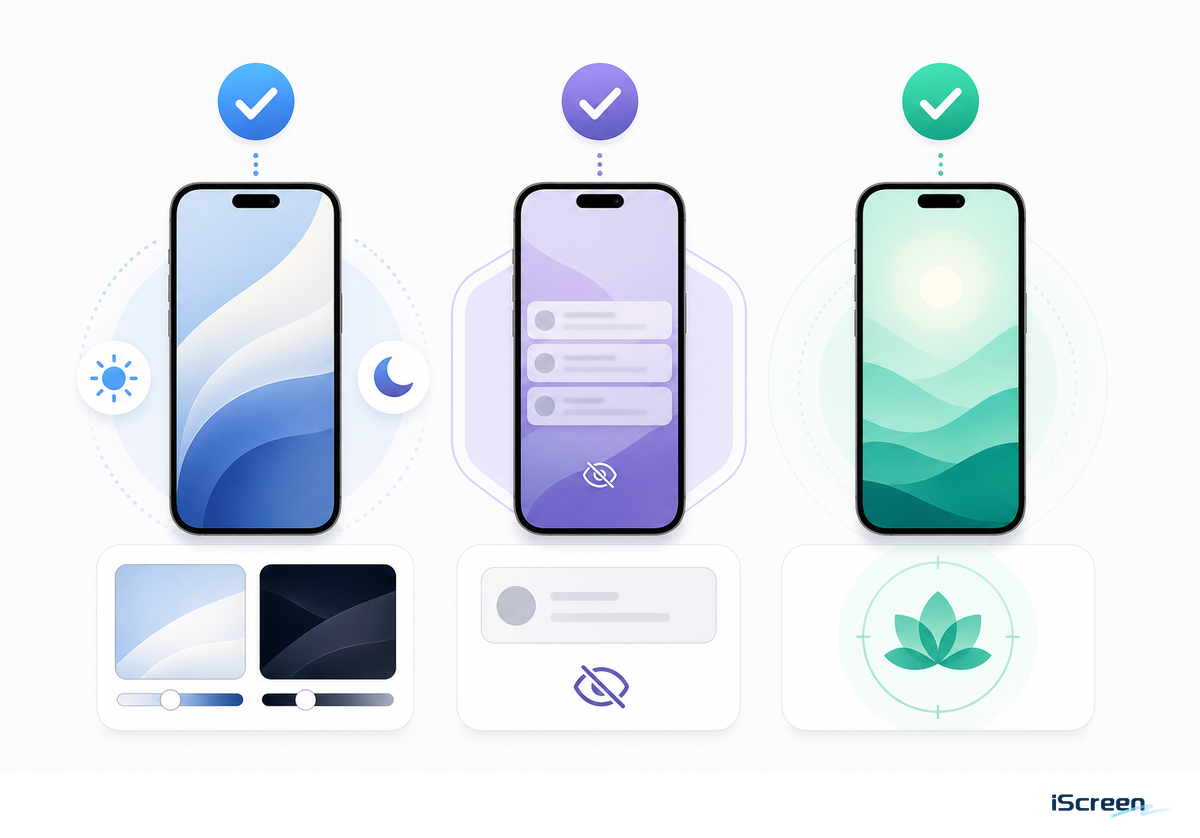 Run the Contrast, Privacy, and Attention Check Before Saving — iScreen