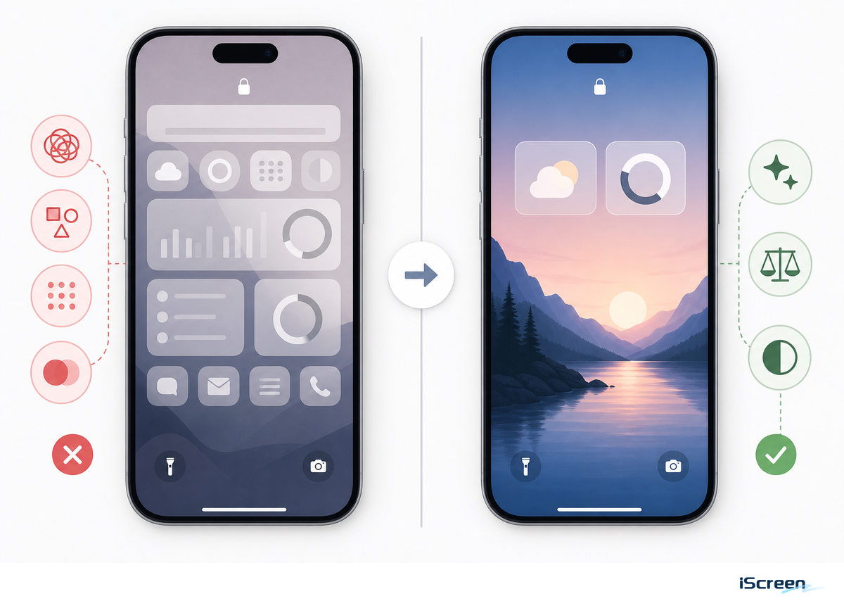 Common Mistakes That Make a Lock Screen Look Messy — iScreen