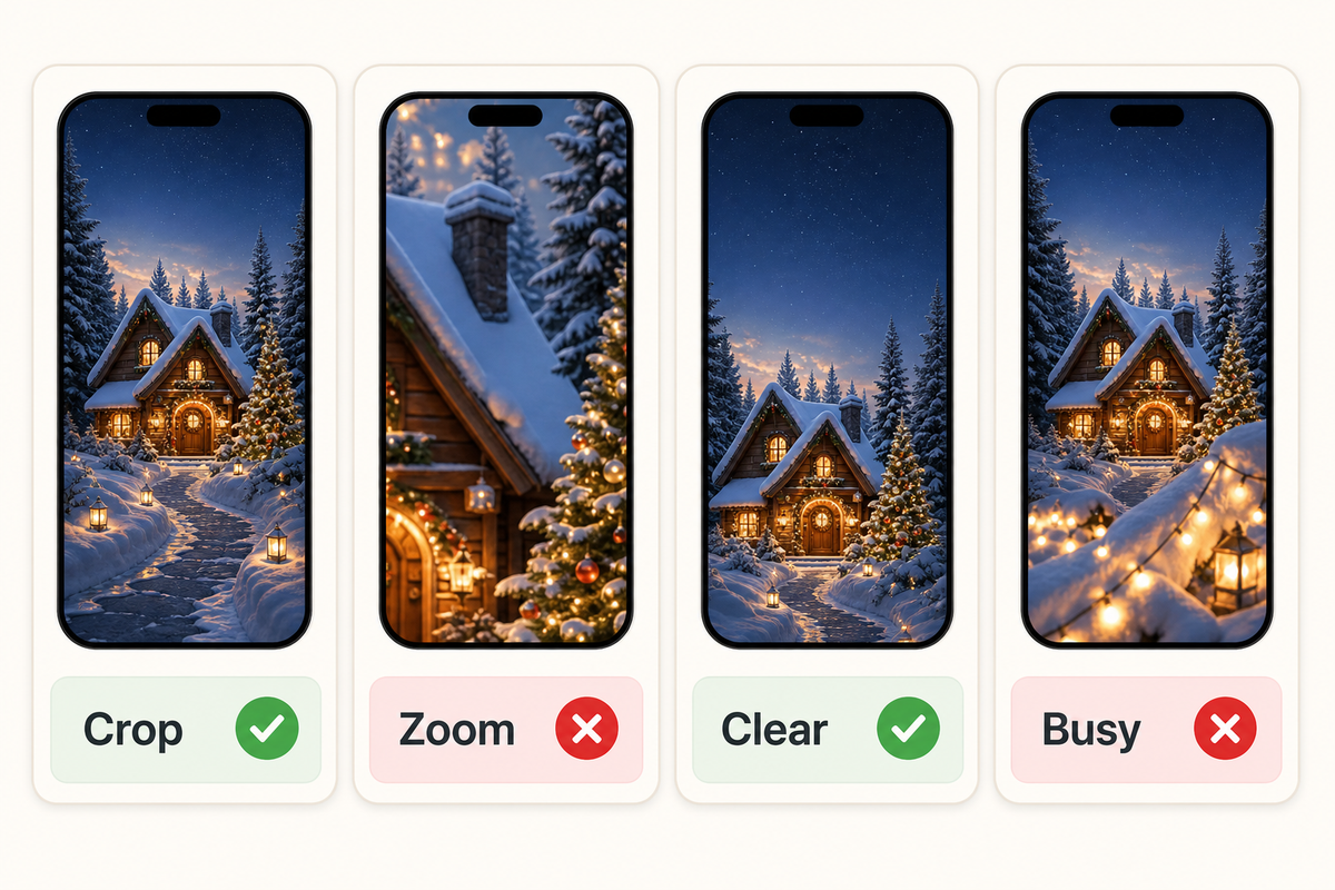 Check Crop, Clock, and Widget Readability — iScreen