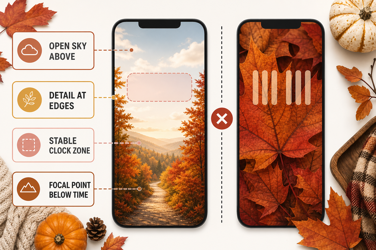 Autumn Leaves and Forest Backgrounds — iScreen