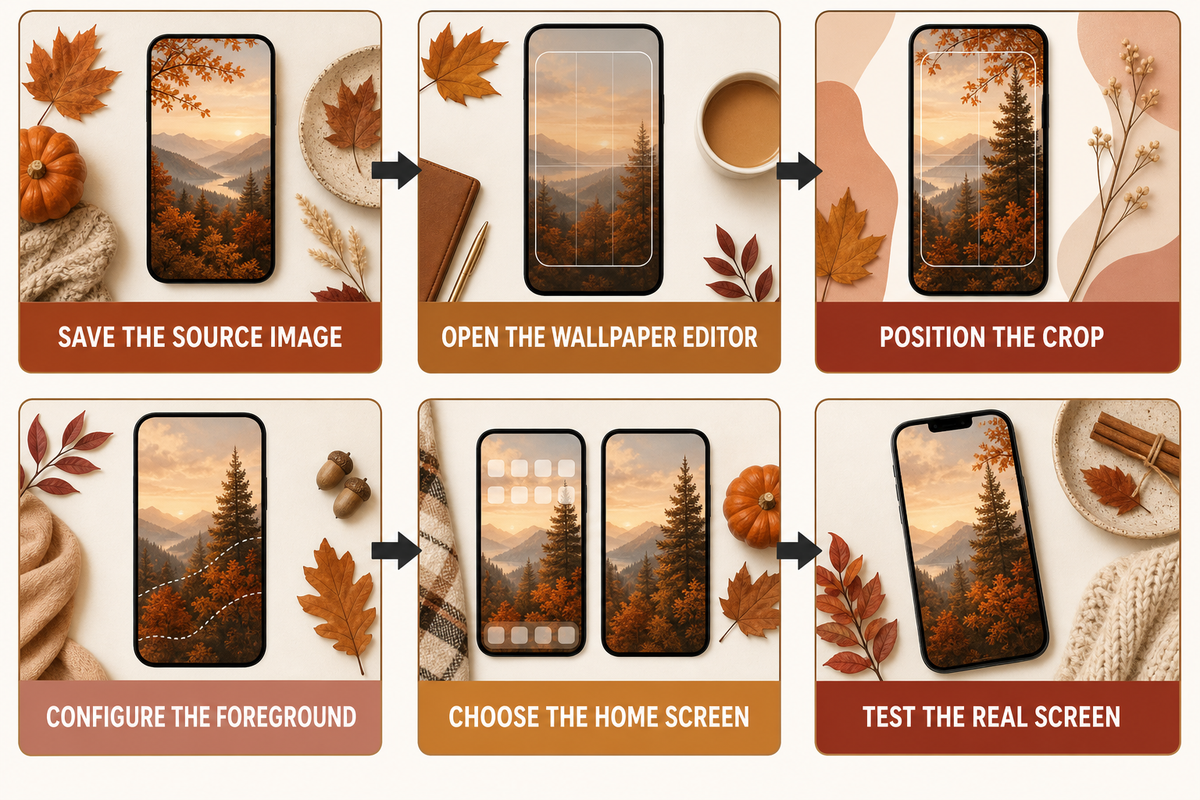 How to Set and Crop a Fall Wallpaper on iPhone — iScreen