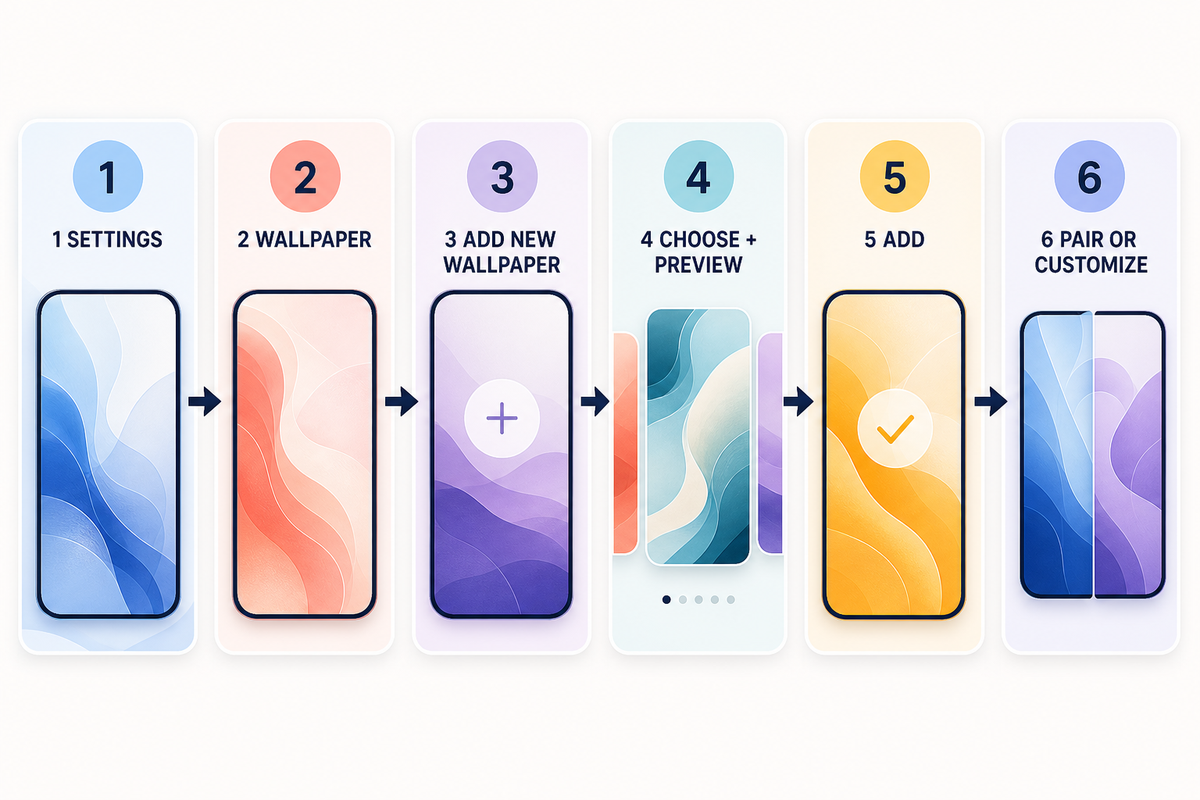 Change Wallpaper Through Settings