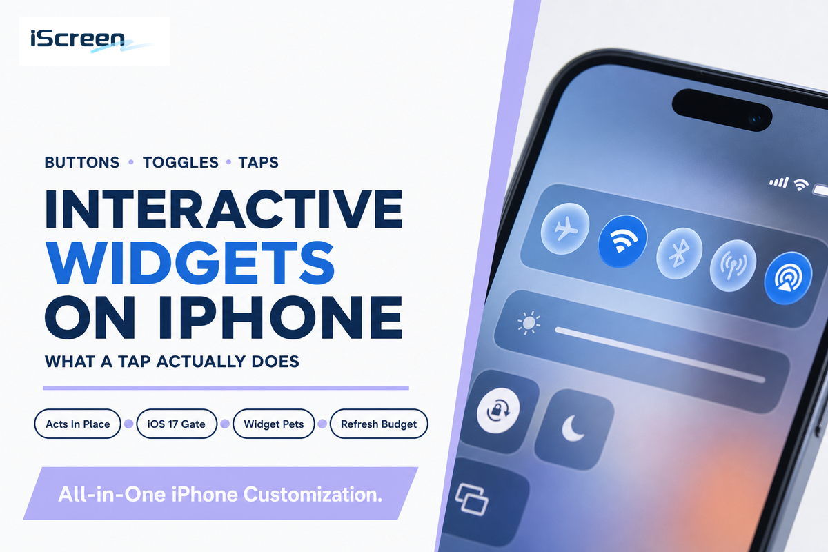 Interactive Widgets on iPhone: What a Tap Actually Does