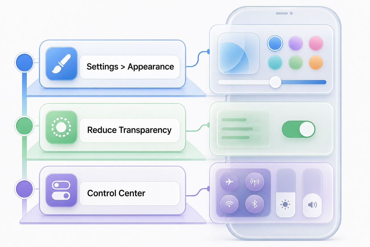 Customize iOS 27 Liquid Glass in three steps — iScreen