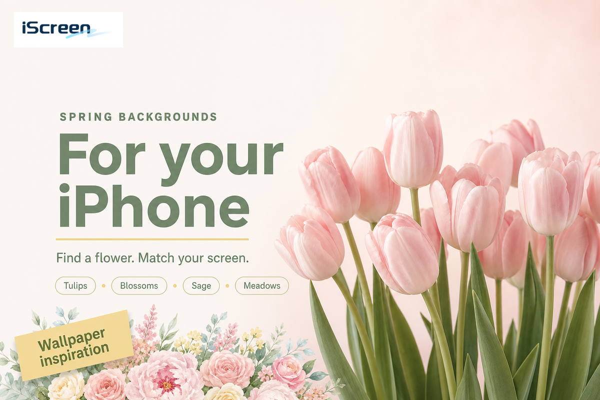 Spring Backgrounds for iPhone: 12 Looks and Screen Pairings