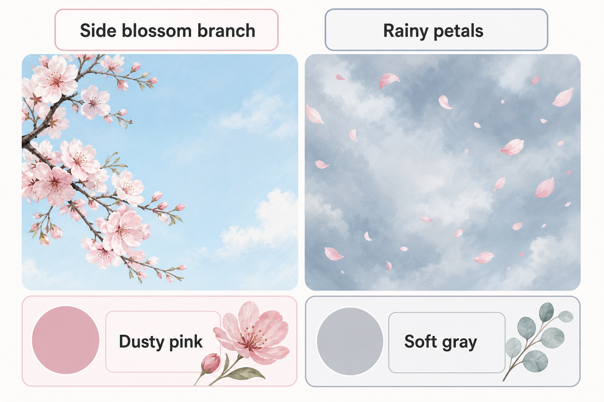 Cherry Blossoms and Dreamy Pink Skies — iScreen