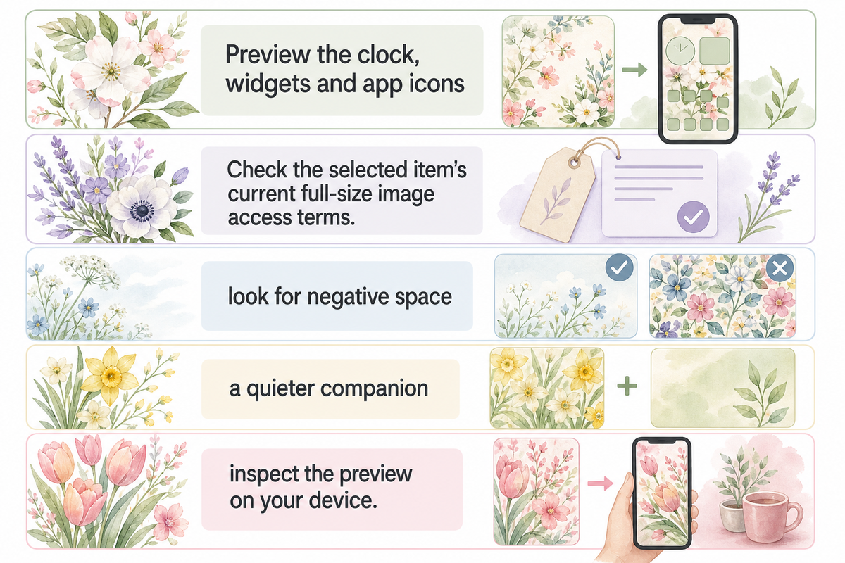 Spring Wallpaper Questions — iScreen