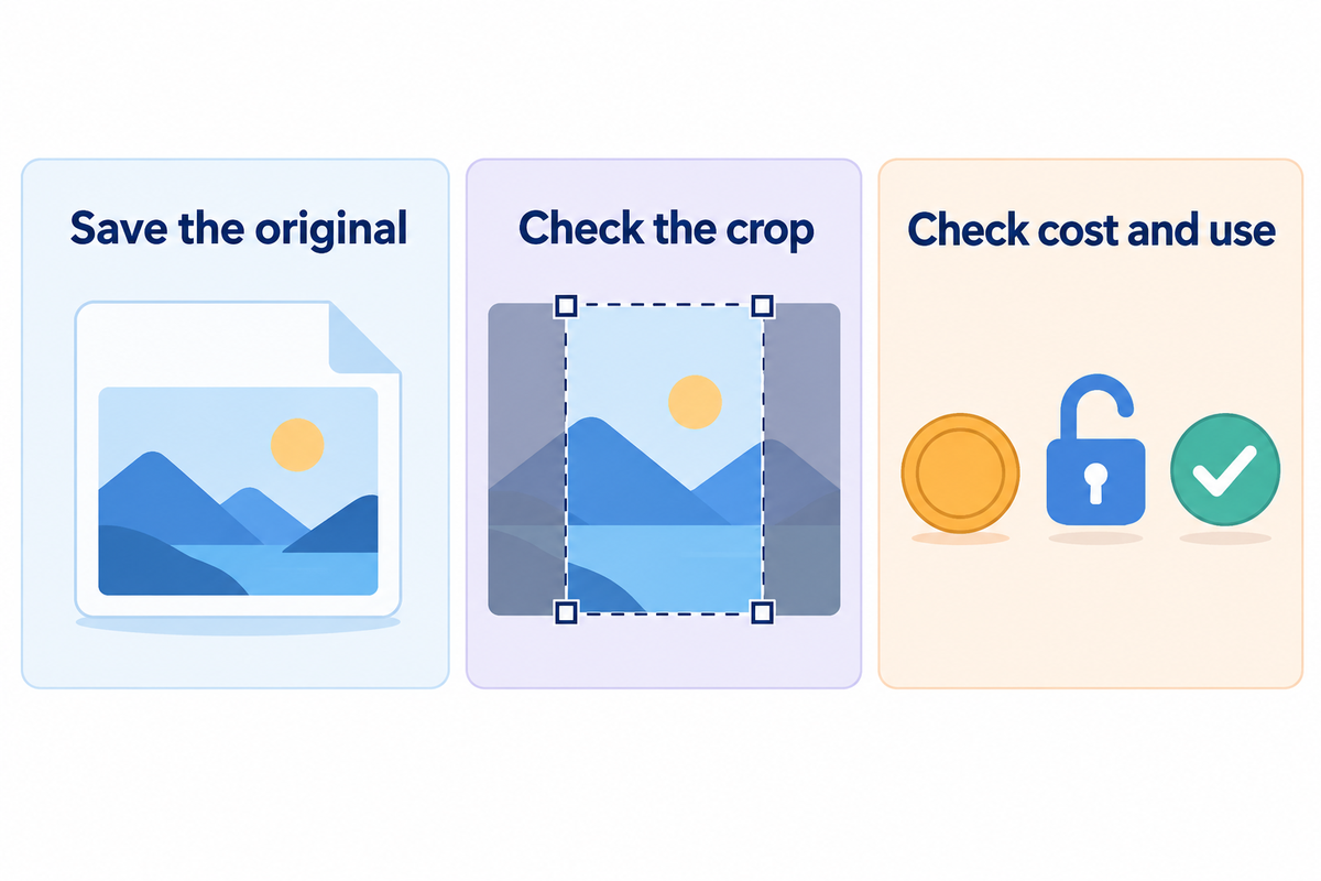 Download the original and check crop, access and usage terms; iScreen editorial download checklist.